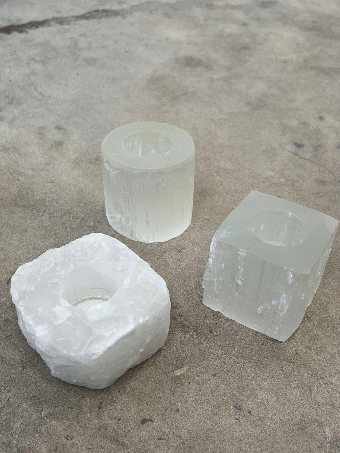Candle Holder | Selenite