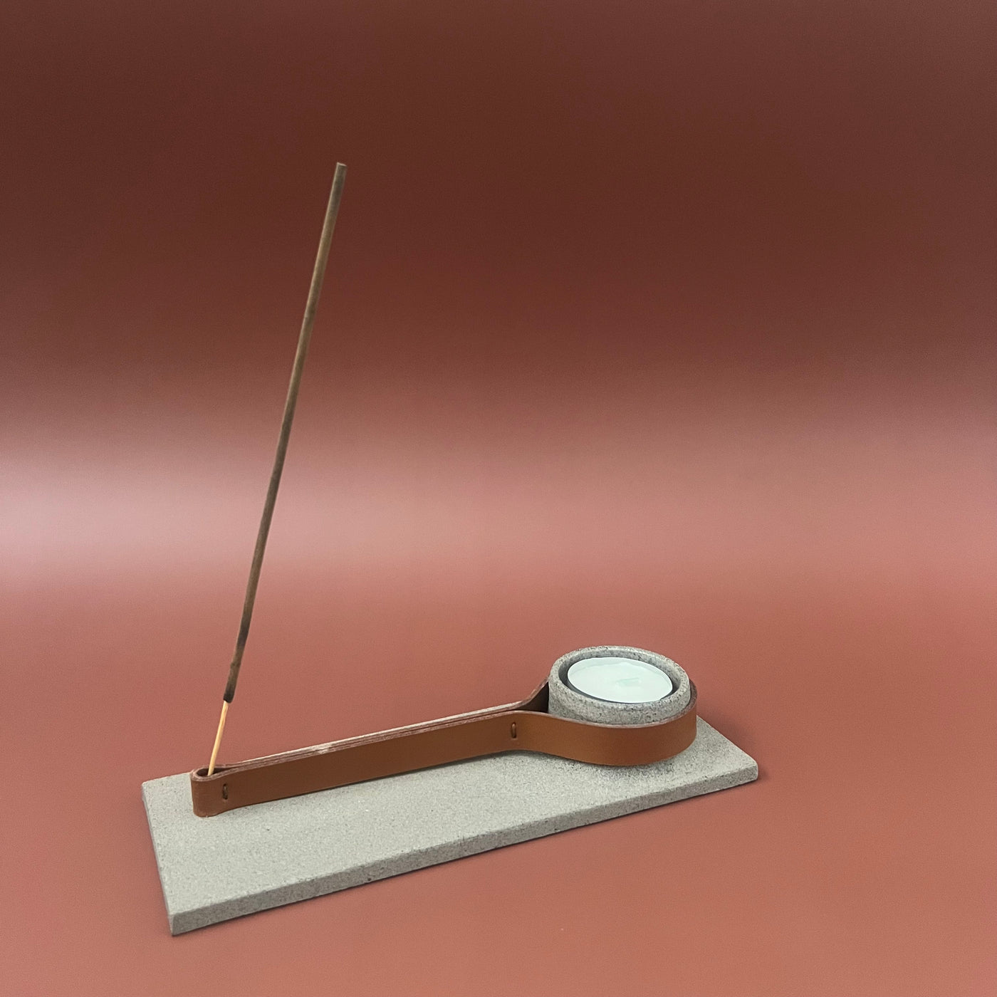 Incense Holder | Leather Ceramic