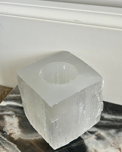 Candle Holder | Selenite