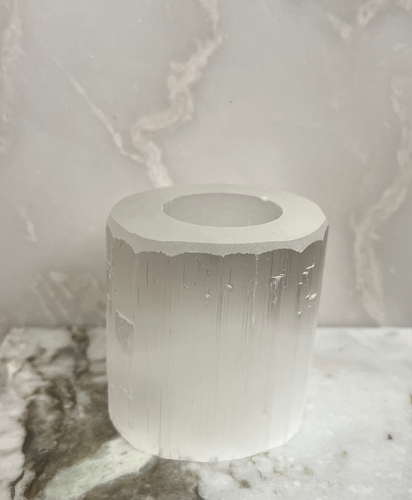 Candle Holder | Selenite