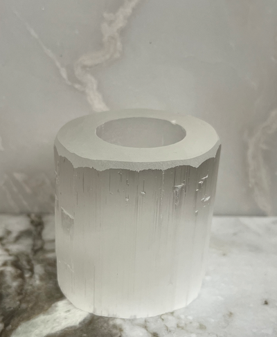 Candle Holder | Selenite