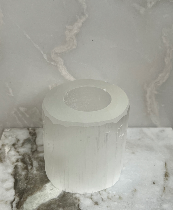 Candle Holder | Selenite